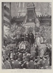 Der verstorbene Prinz Alfred von Sachsen-Coburg und Gotha